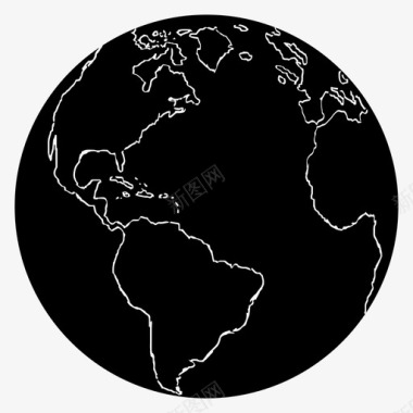 地球行星世界图标图标