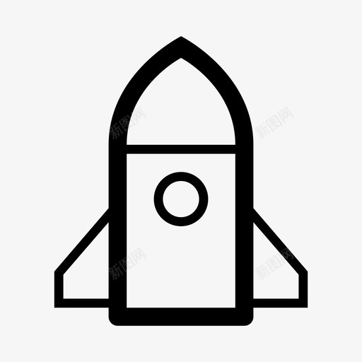 火箭导弹太空图标svg_新图网 https://ixintu.com 启动 太空 导弹 火箭 管理侧菜单设置32px常规