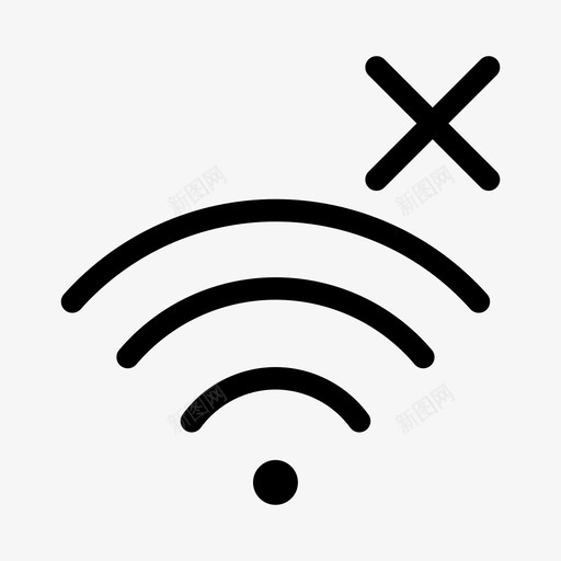 wifi断开连接网络图标svg_新图网 https://ixintu.com wifi断开 最低限度概述 网络 网络状态 连接