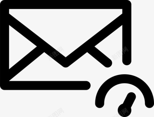 信封电子邮件指示器图标图标