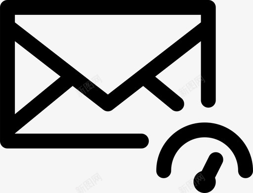 信封电子邮件指示器图标svg_新图网 https://ixintu.com 信件 信封 性能 指示器 消息 电子邮件 速度