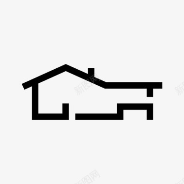 房屋建筑房主房屋图标图标
