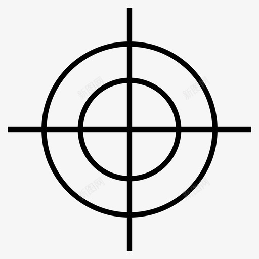 十字准星目标瞄准图标svg_新图网 https://ixintu.com 十字准星 目标 瞄准 简单地说