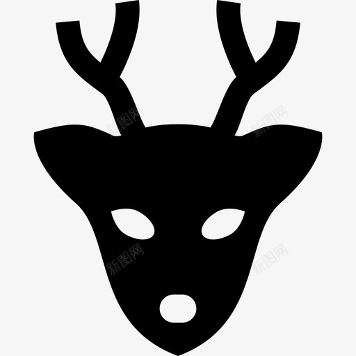圣诞驯鹿动物们圣诞快乐图标svg_新图网 https://ixintu.com 动物们 圣诞快乐 圣诞驯鹿