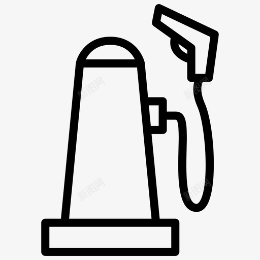 气泵汽车加油站图标svg_新图网 https://ixintu.com 加油站 气泵 汽车 船运