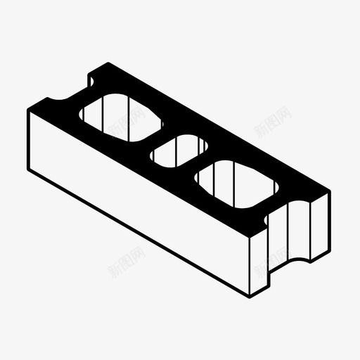 砖建筑陶瓷块图标svg_新图网 https://ixintu.com 墙 建筑 砖 陶瓷块