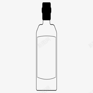 酒瓶饮料原汁原味图标图标