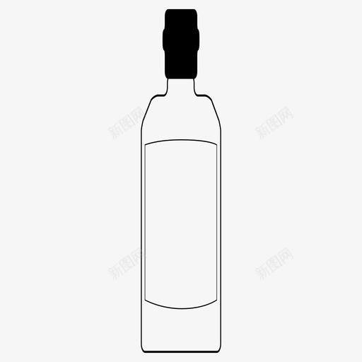 酒瓶饮料原汁原味图标svg_新图网 https://ixintu.com 原汁原味 口味 红酒 酒瓶 饮料