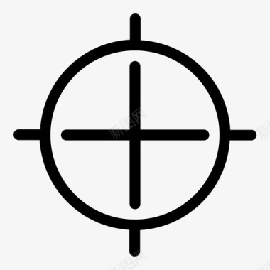 十字线范围目标图标图标