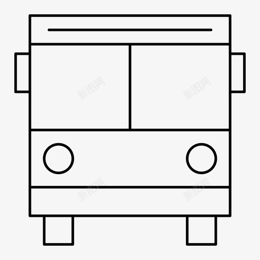 校车教育机械图标svg_新图网 https://ixintu.com 交通 教育 教育四季 机械 校车 车辆