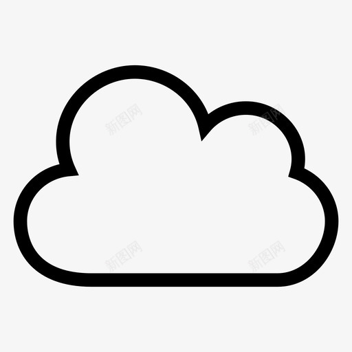 存储云计算图标svg_新图网 https://ixintu.com 云 云计算线路图标 天气 存储 网络 计算
