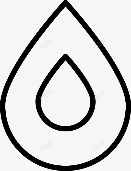 水滴水油图标svg_新图网 https://ixintu.com 水 水滴 油 用户界面 雨滴