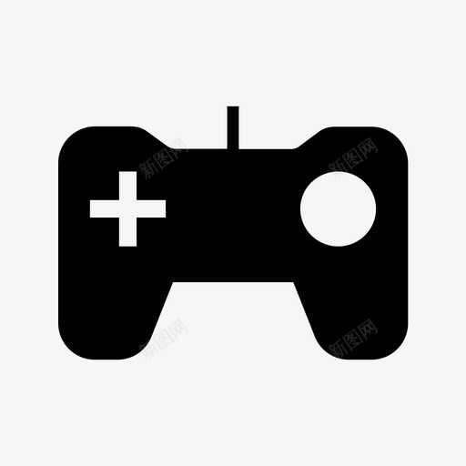 游戏控制玩家图标svg_新图网 https://ixintu.com 控制 杂项v字形 游戏 游戏板 玩家