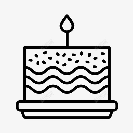 生日蛋糕庆祝聚会图标svg_新图网 https://ixintu.com 庆祝 生日蛋糕 聚会