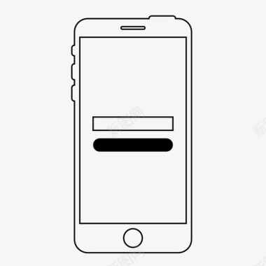 移动产品页面应用程序iphone图标图标