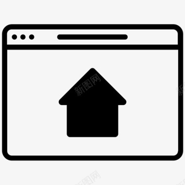 主页浏览器房子图标图标