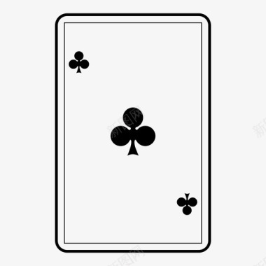 纸牌赌场游戏图标图标