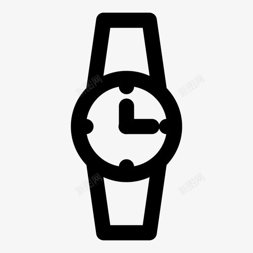 手表配件时钟图标svg_新图网 https://ixintu.com 手表 指针 时钟 配件