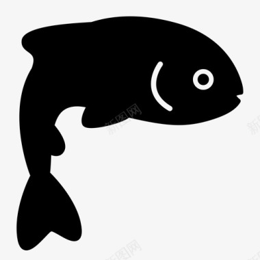 鱼动物水生图标图标