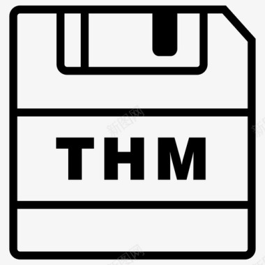 保存thm文件保存图标图标
