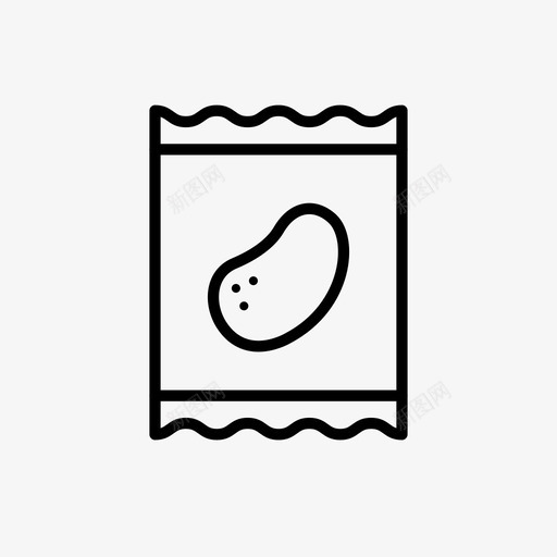 薯条食物土豆图标svg_新图网 https://ixintu.com 土豆 薯条 零食 食品饮料 食物