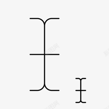 下标文字文字处理四机图标图标