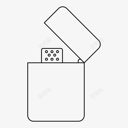 zippo打火机火图标svg_新图网 https://ixintu.com zippo打火机 火