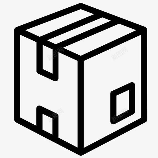 装运箱纸板箱仓库图标svg_新图网 https://ixintu.com 仓库 纸板箱 装运箱