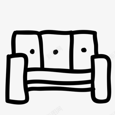 沙发家具座椅图标图标