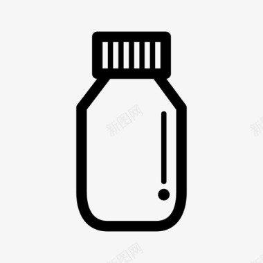 药瓶容器药品图标图标