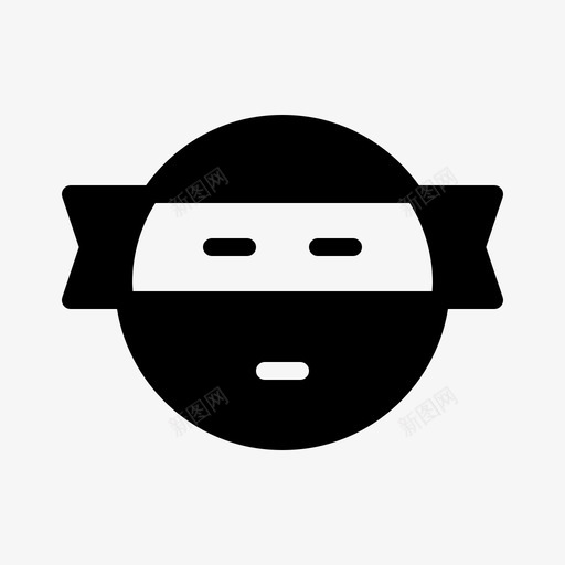 匿名面具罗贝里图标svg_新图网 https://ixintu.com 匿名 杂七杂八 罗贝里 面具