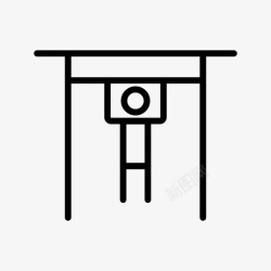 健身拉杆拉杆健身手柄图标高清图片