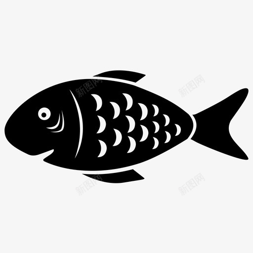 金鱼动物脊索动物图标svg_新图网 https://ixintu.com 动物 淡水鱼 脊索动物 金鱼