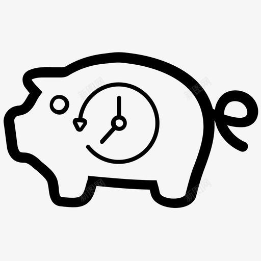 储蓄计划截止日期储蓄银行图标svg_新图网 https://ixintu.com 储蓄时间 储蓄罐 储蓄计划 储蓄银行 商业和金融概述版本1 截止日期 计时器