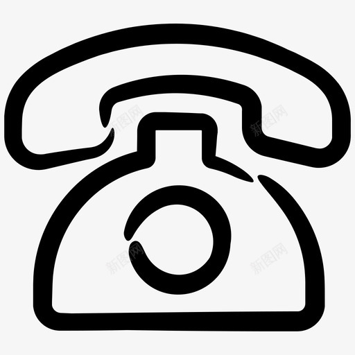 电话便利商务卷9图标svg_新图网 https://ixintu.com 便利商务卷9 电话