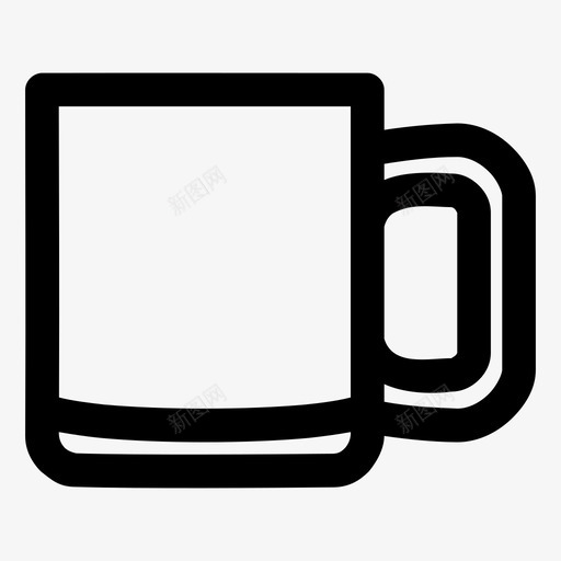 马克杯咖啡杯杯子图标svg_新图网 https://ixintu.com 咖啡杯 杯子 茶杯 饮料 饮料杯 马克杯