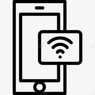 wifi手机功能iphone图标图标