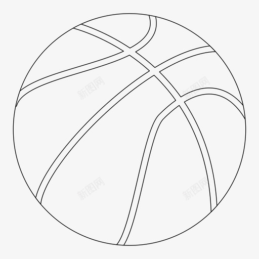 球篮球运动图标svg_新图网 https://ixintu.com 球 篮球 运动