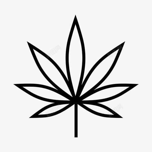 大麻大麻叶毒品图标svg_新图网 https://ixintu.com 大麻 大麻叶 毒品