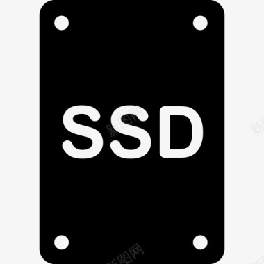 SSD存储技术数据存储图标图标