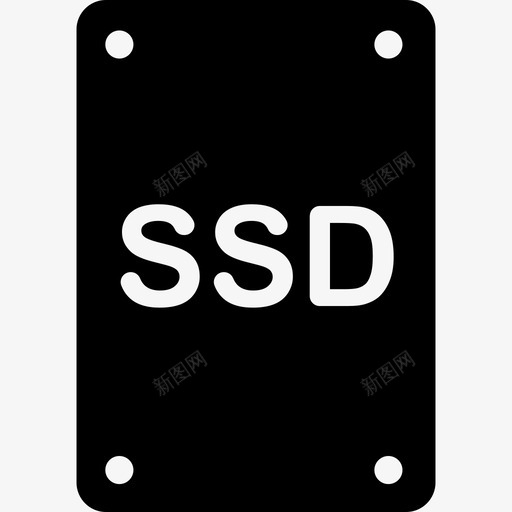 SSD存储技术数据存储图标svg_新图网 https://ixintu.com SSD存储 技术 数据存储
