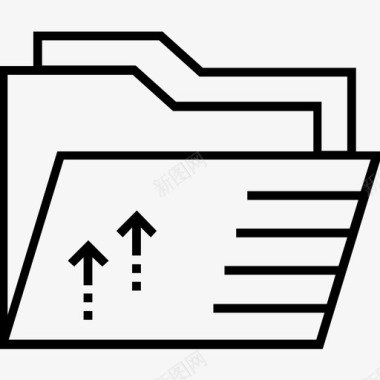 文件管理器数据上传文件夹图标图标