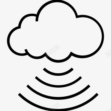 云计算icloud互联网图标图标