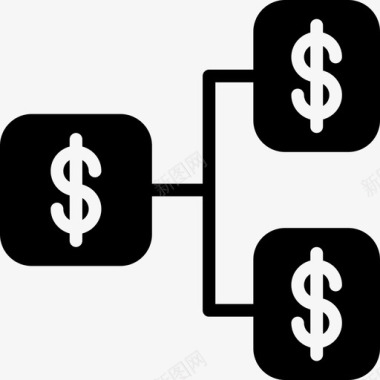 金钱树商业金融图标图标