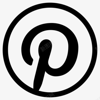 pinterest图标