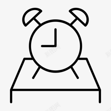闹钟设置桌子图标图标
