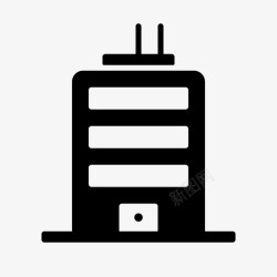 01批量业务公司大楼公司大楼图标高清图片