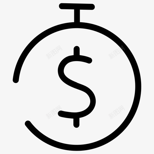预算存款资金图标svg_新图网 https://ixintu.com 业务和财务概要 存款 时间 计时器 资金 预算