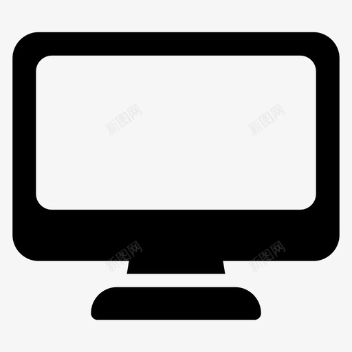 计算机电子显示器图标svg_新图网 https://ixintu.com 个人电脑 技术 显示器 电子 网络 计算机 计算机和电子