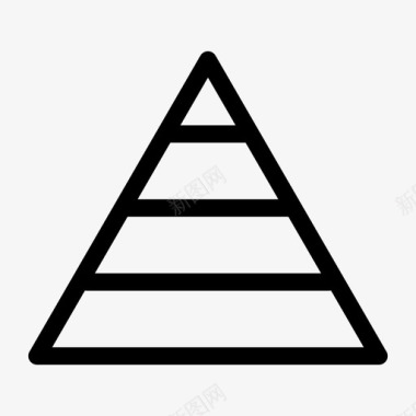 金字塔图数据图表图标图标